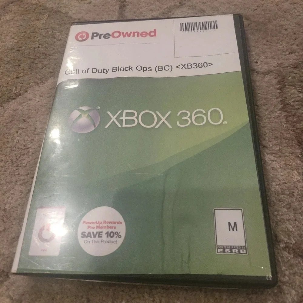 Xbox 360 Call Of Duty Black Ops